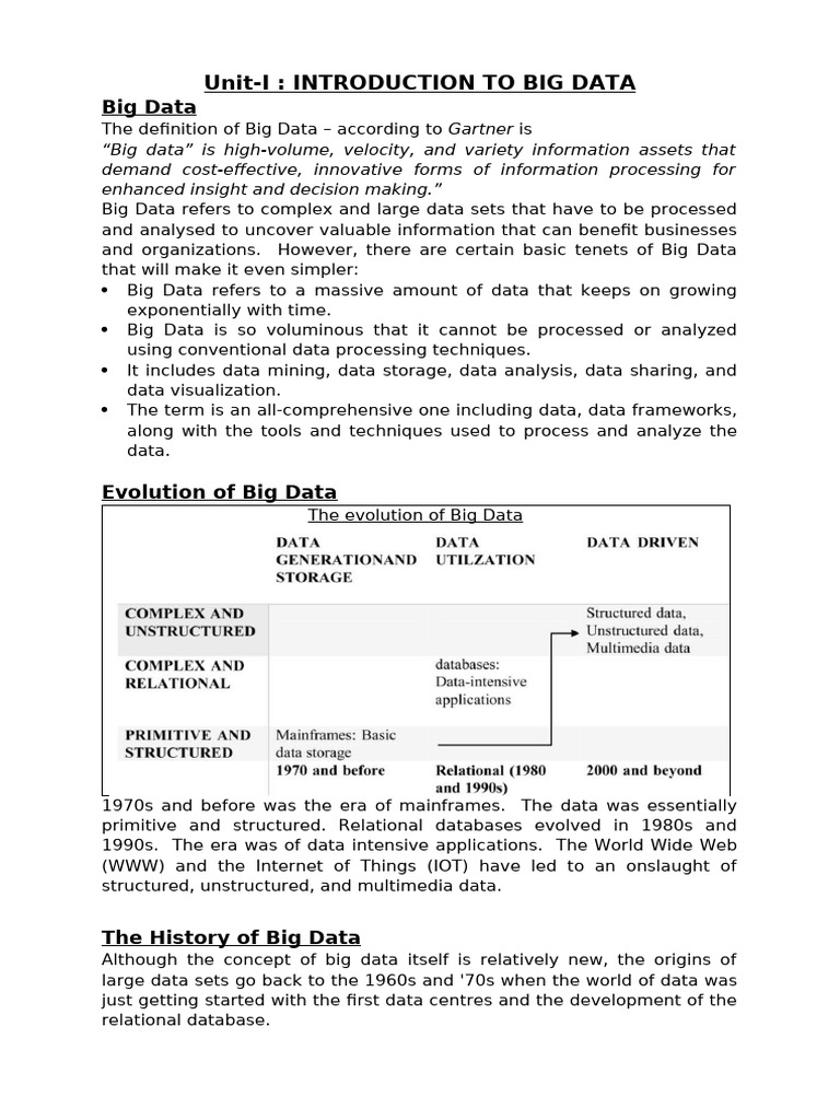Understanding Big Data Fundamentals | PDF | Big Data | Business ...