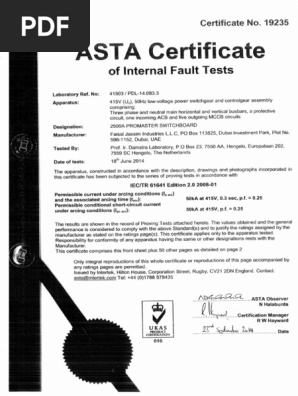 What Is Asta Certificate