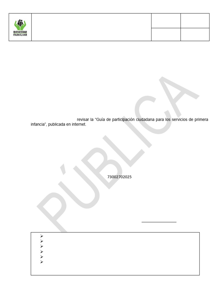 Plan de Acción para Control Social 2025 | PDF