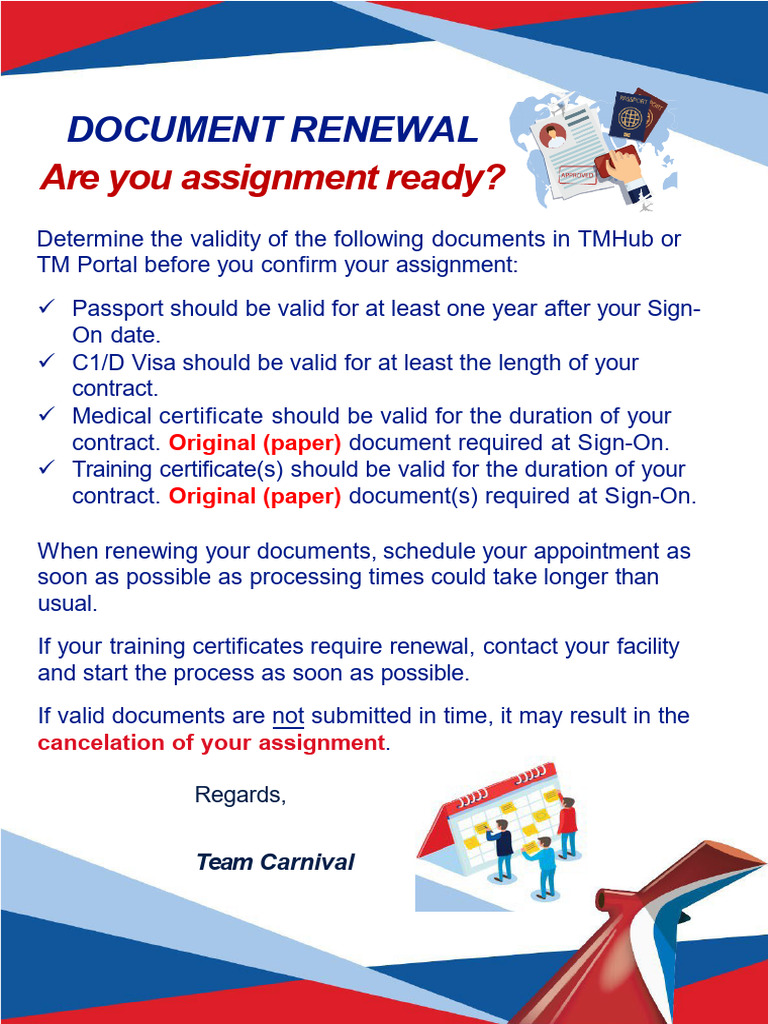 Document Validity for Assignment Readiness | PDF