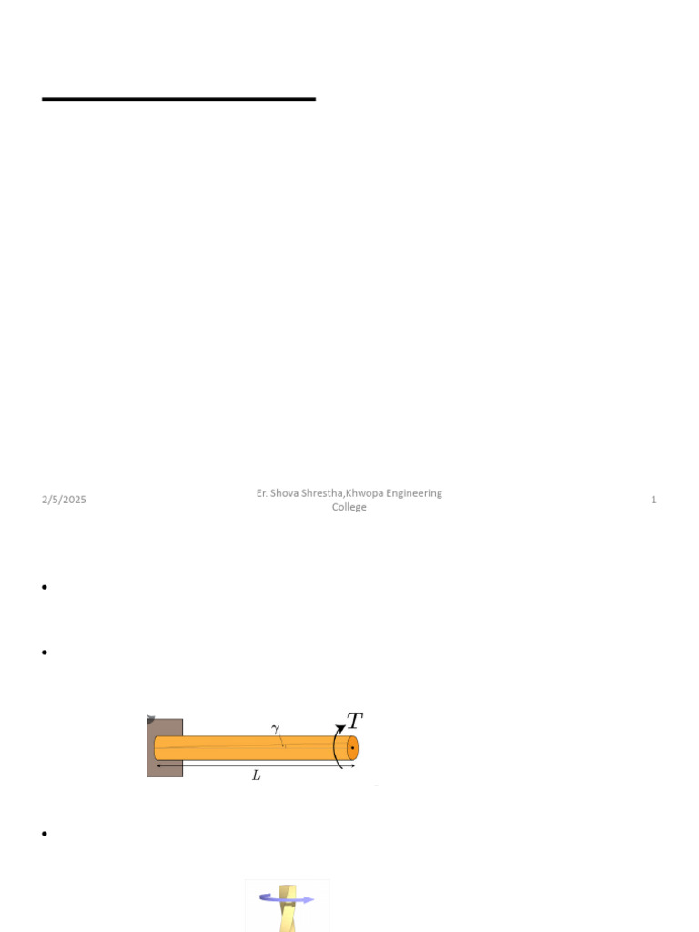 Torsion Strength of Materials Explained | PDF | Stress (Mechanics ...