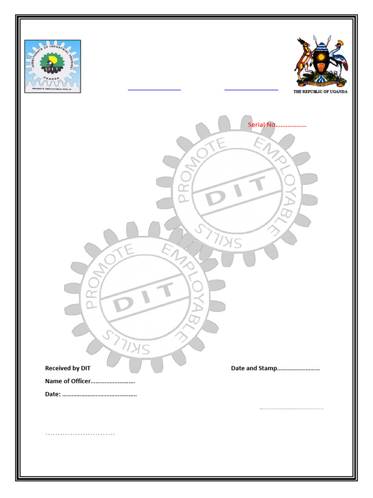 DIT Accreditation Application Form | PDF | Sanitation