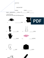 Test Parts of The Body 6°