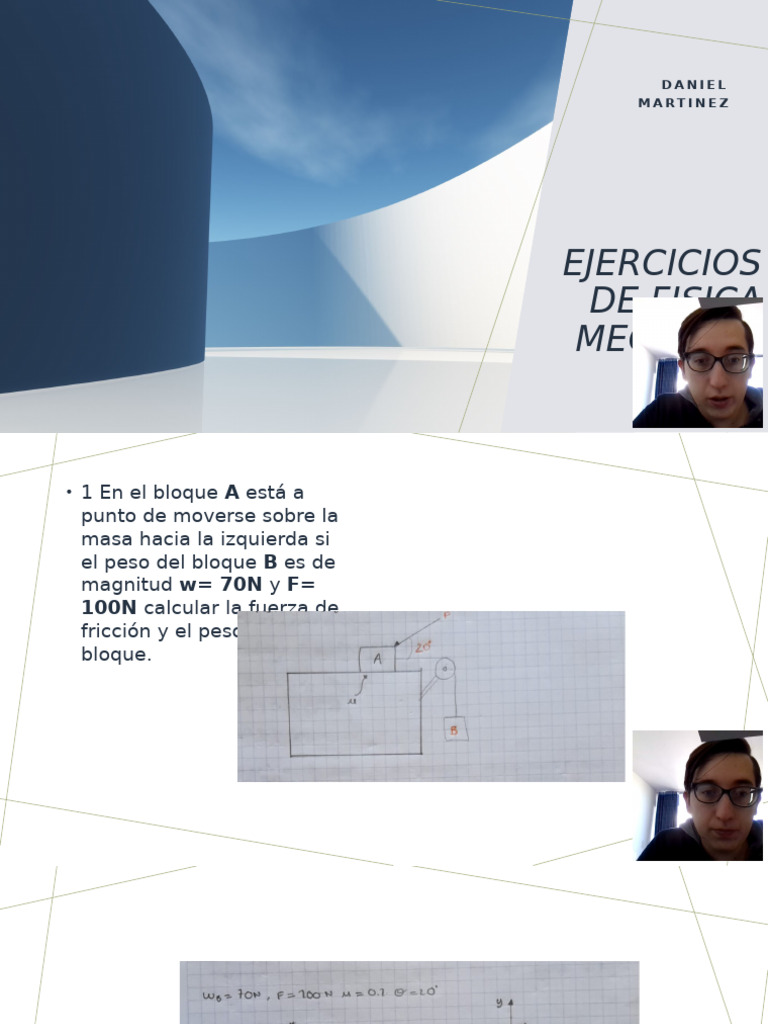 Ejercicios de Fisica Mecanica 3132 | PDF