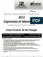 Apply for Youth Parliament