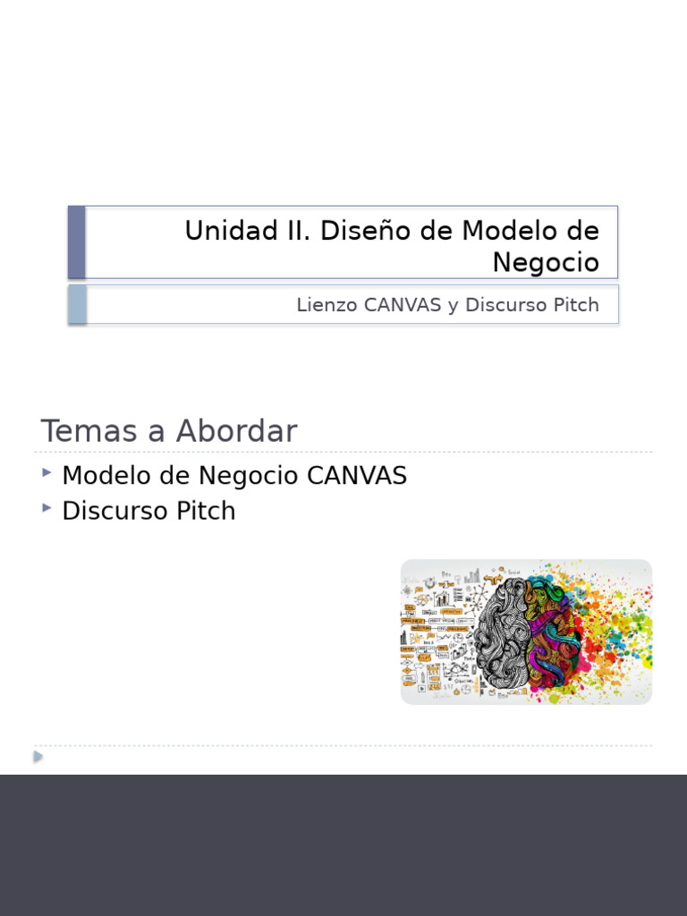 Modelo de Negocio CANVAS y Pitch | PDF | Negocios económicos | Business