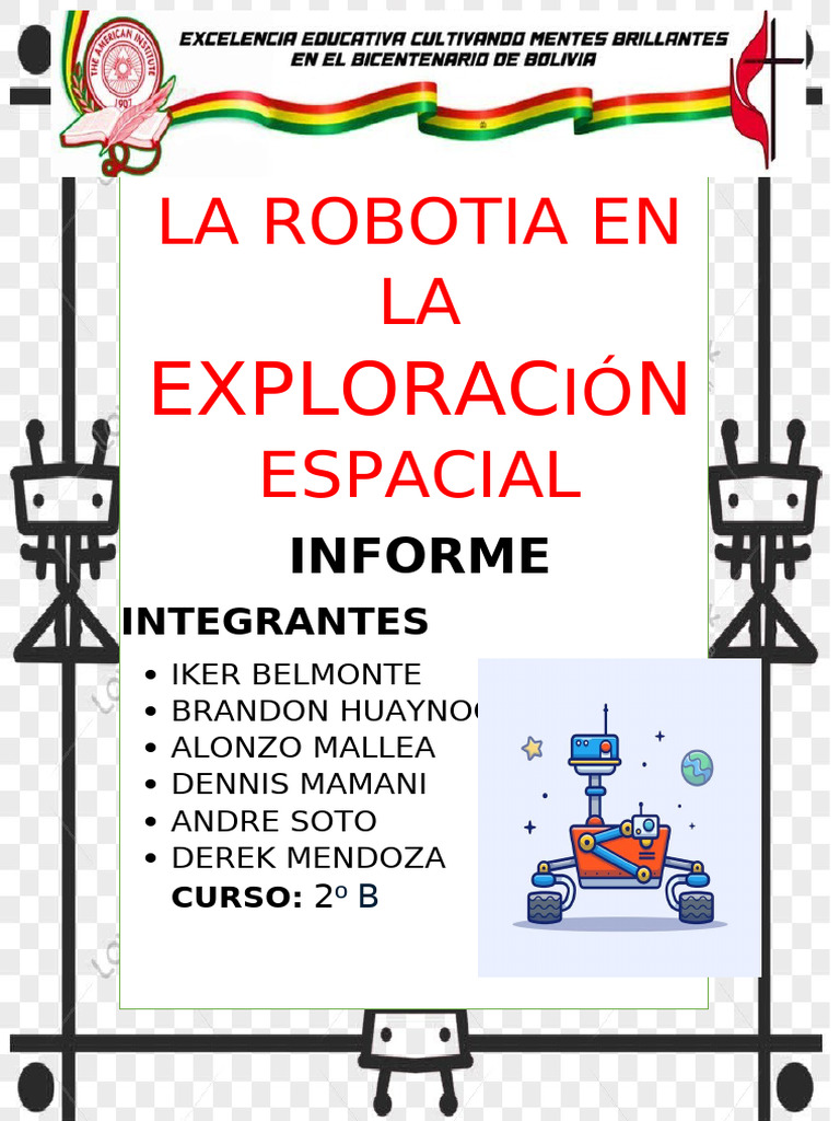 LA ROBOTIA EN LA EXPLORACIÓN ESPACIAL | PDF
