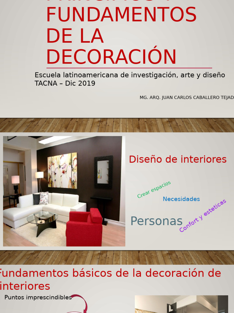 Fundamentos de la Decoración Interior | PDF | Diseño