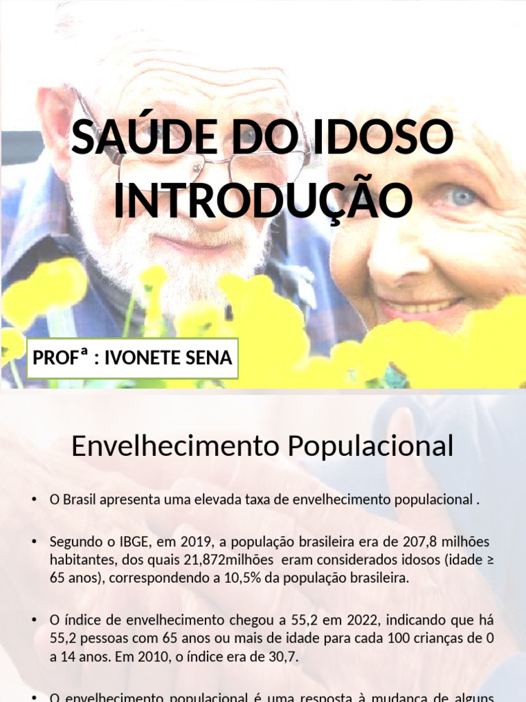 Saúde do Idoso: Desafios e Políticas Públicas | PDF | Envelhecimento ...