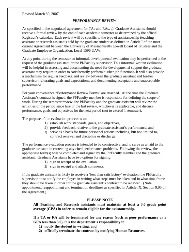 TARA Performance Review - tcm18 88101 | PDF | Performance Appraisal ...