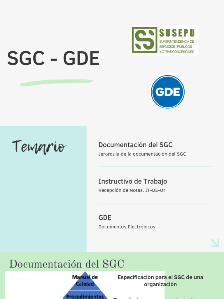 Instrucciones para Iniciar Sesión en GDE | PDF | Documento | Informática