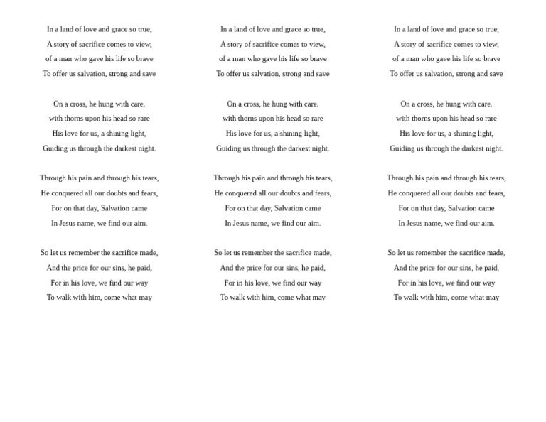 The Sacrifice of Salvation in Christ | PDF