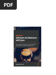 Hands-On Software Architecture with Java 1st Edition Giuseppe Bonocore download