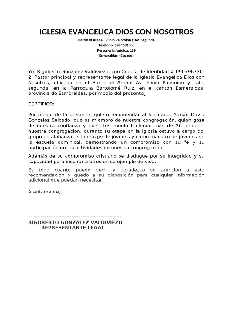 Recom. Adrian | PDF