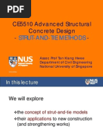 Strut and Tie Method for Concrete Design | PDF | Beam (Structure ...