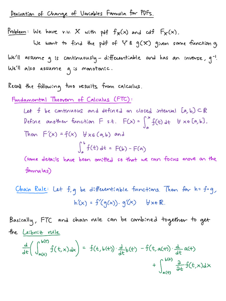 Review3 PDF Transform Rule | PDF | Function (Mathematics) | Probability ...