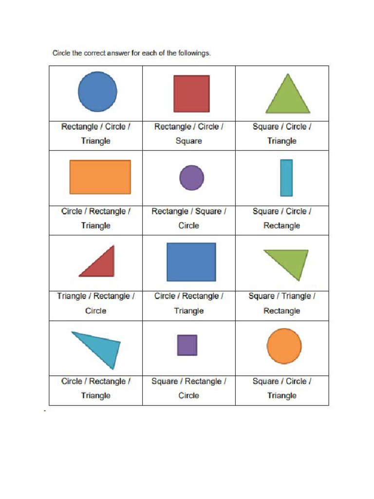 Shapes - Grade 2 | PDF