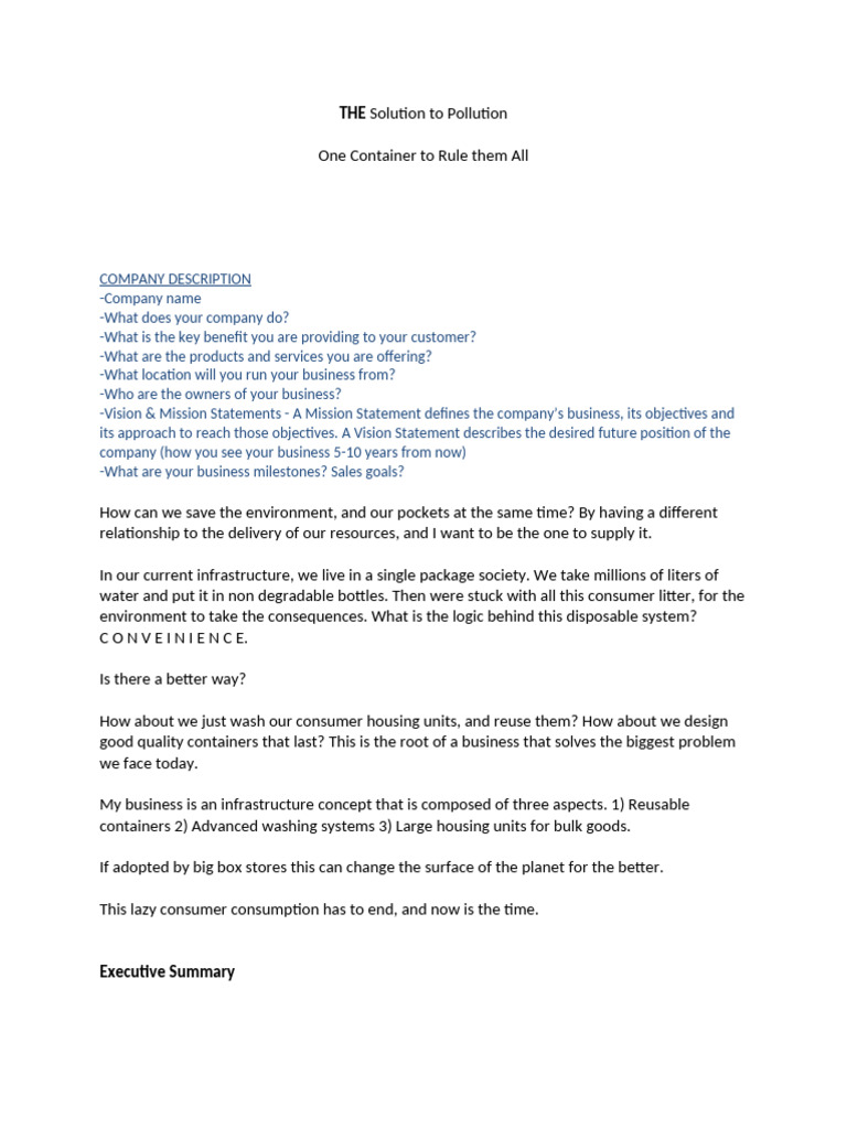 The Solution To Pollution Pdf Reuse Infrastructure