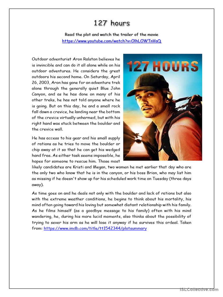 Aron Ralston's 127 Hours Adventure | PDF