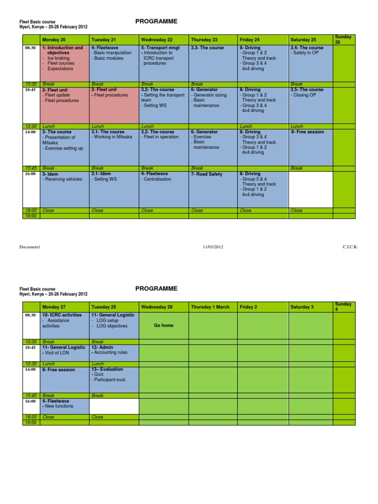 Programme | PDF | Technology & Engineering