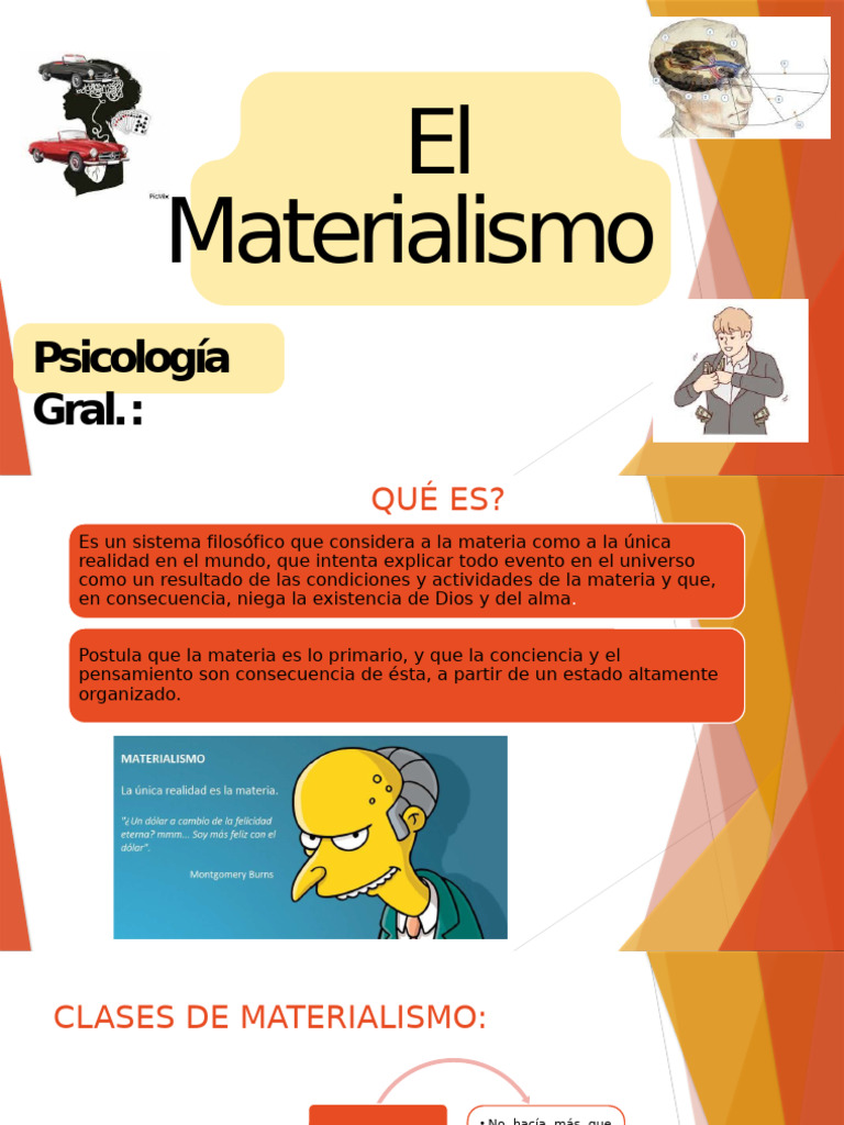 Materialismo | PDF | Materialismo | Metafísica