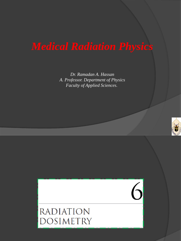 Medical Radiation Physics ch3 | PDF | Absorbed Dose | Gamma Ray