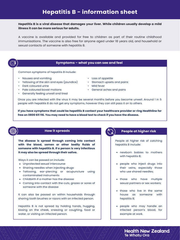 Hepatitis B General Info NPHS | PDF | Hepatitis B | Hepatitis