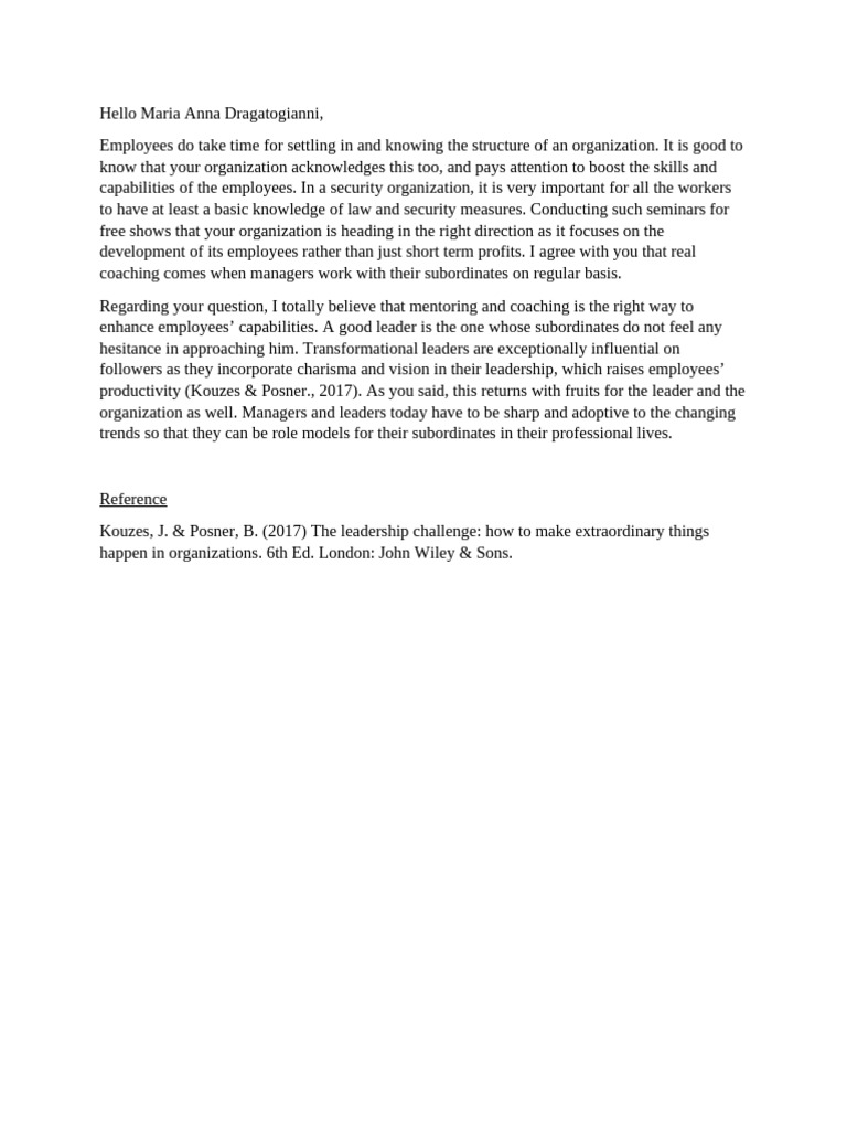 Enhancing Employee Skills through Coaching | PDF
