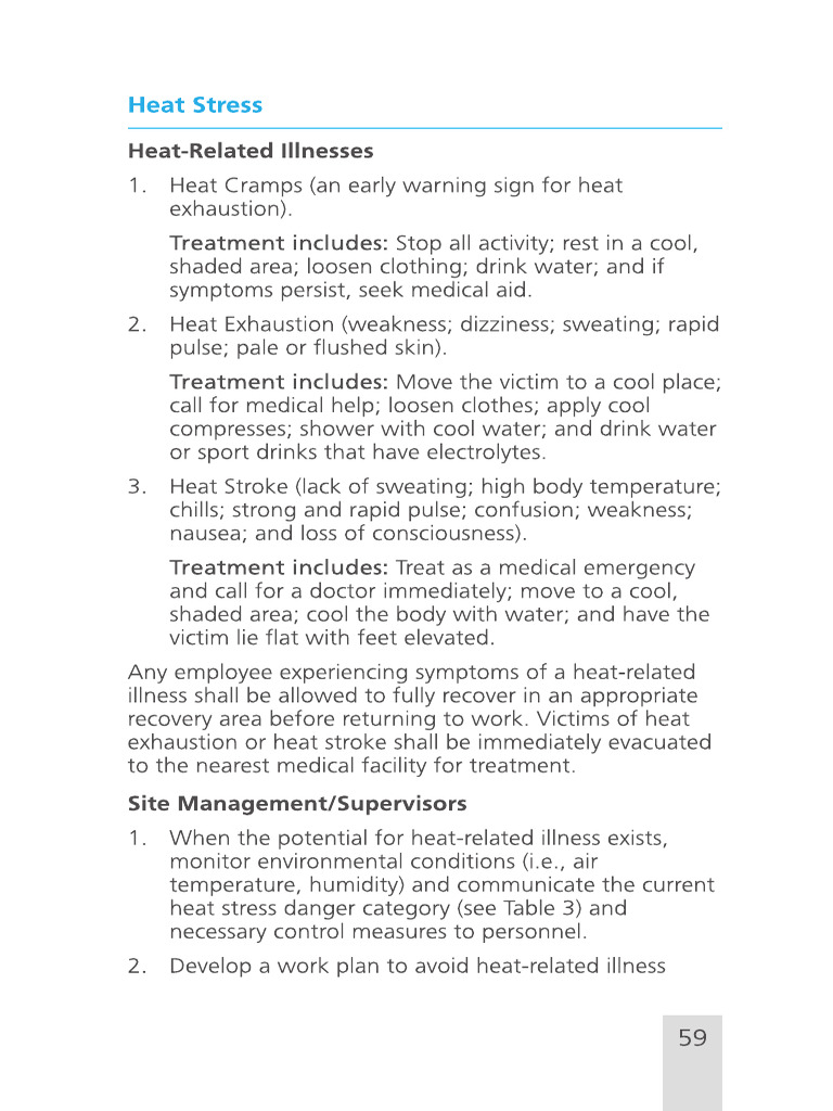 Heatstress Safetyhandbook | PDF