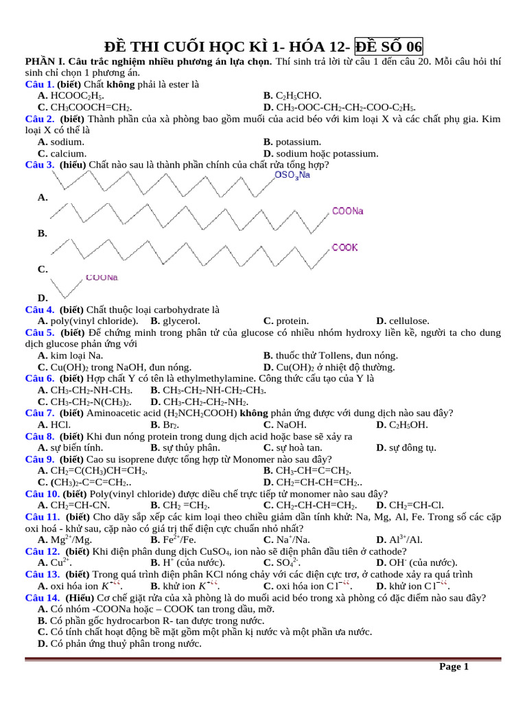 ĐỂ 06- HS | PDF