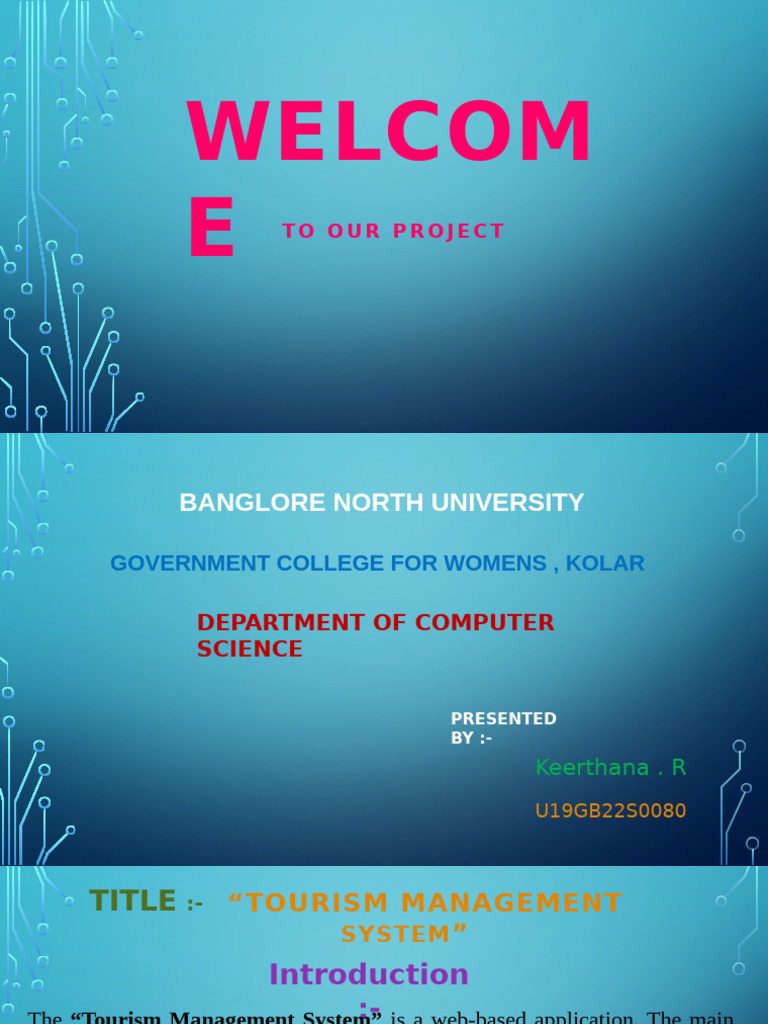 Web-Based Tourism Management System | PDF | Websites | Html