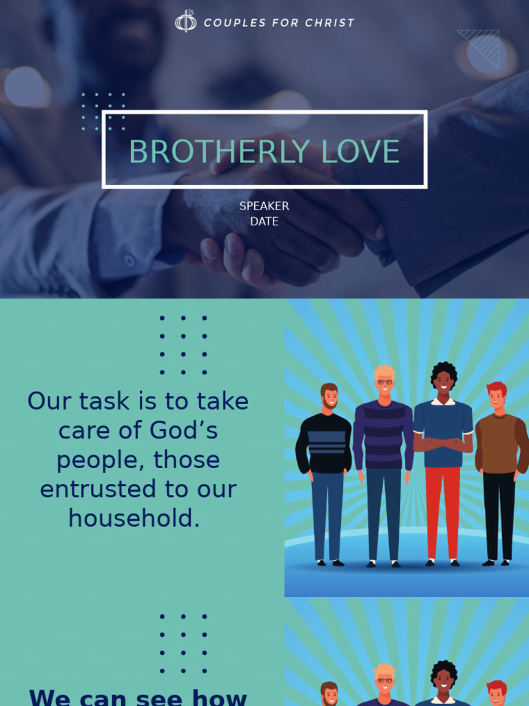 Embracing Brotherly Love in Service | PDF | Baptism | David