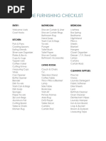 Complete Household Items Detailed List | PDF | Home Appliance | Tableware