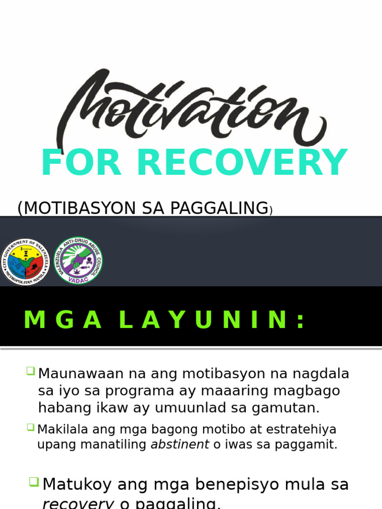 RP Motivation For Recovery | PDF