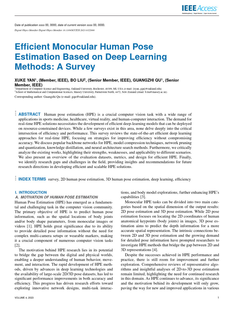 Enhancing 3D Human Pose Estimation | PDF | Deep Learning | 3 D Computer ...