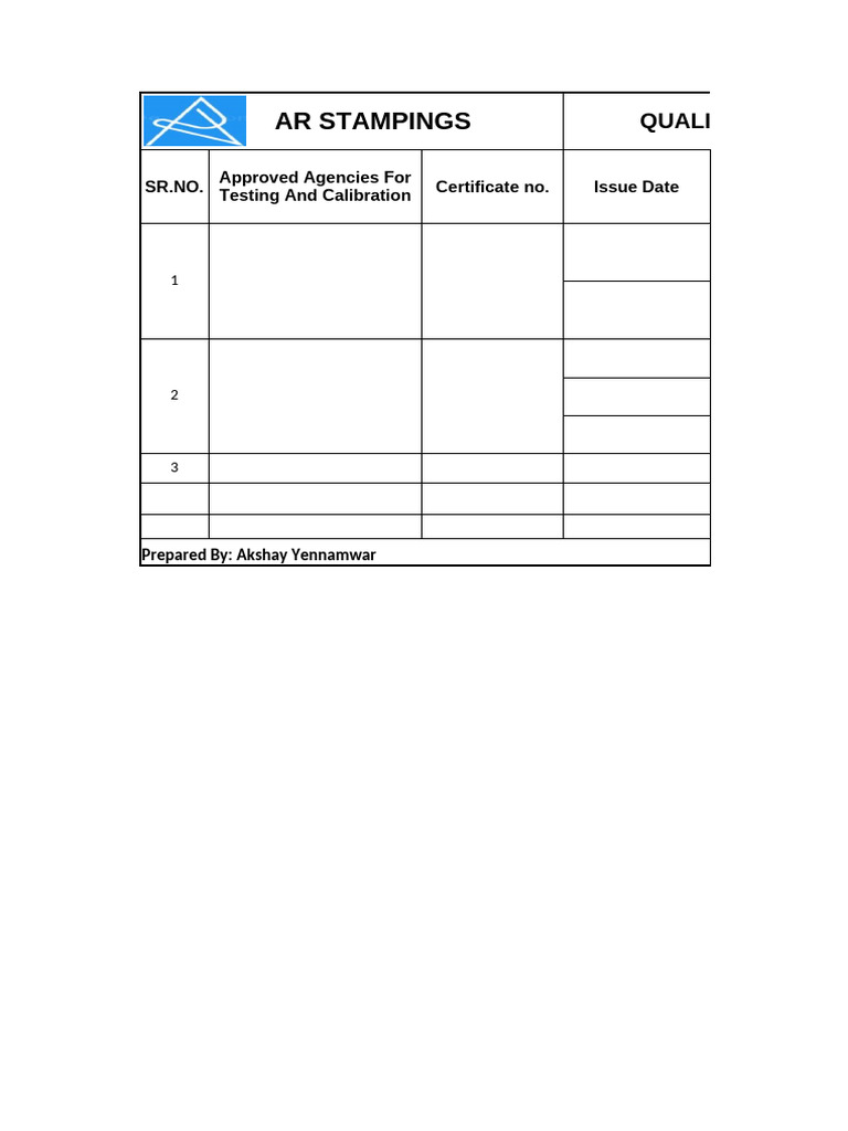 Approved Lab List | PDF