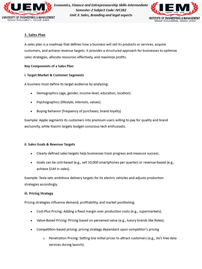 Sales and Marketing Strategies Overview | PDF | Pricing | Limited ...