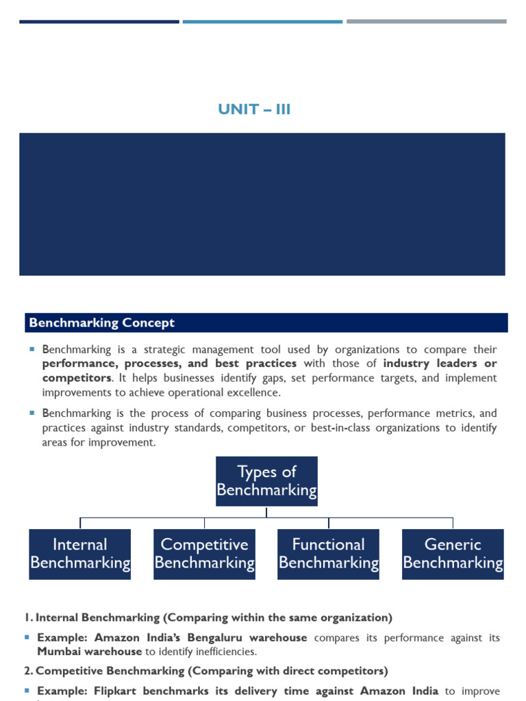 Benchmarking in Supply Chain Management | PDF | Performance Indicator ...