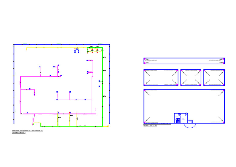 Sewerage and Drainage Layout Plan | PDF | Drainage | Water Management