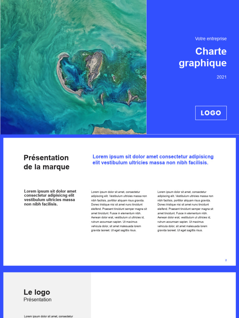 Template de charte graphique 2021 | PDF