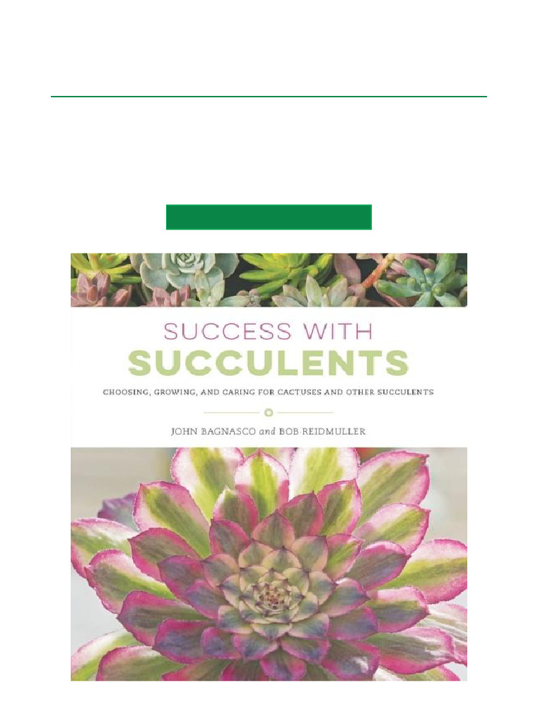 Success with Succulents Guide | PDF