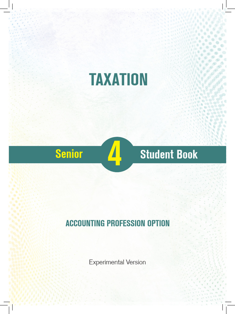 Senior 4 Taxation Guide for Rwanda | PDF | Taxes | Cost Of Living