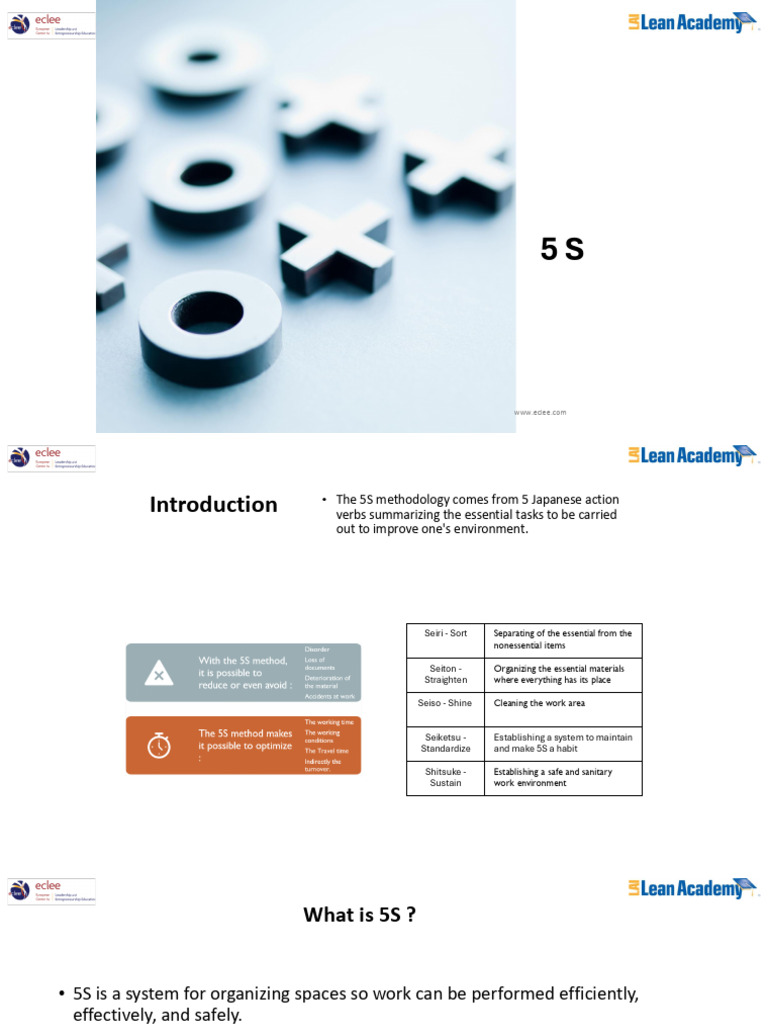 03.2 - ECLEE - Start and 5S - LSSYB | PDF | Business