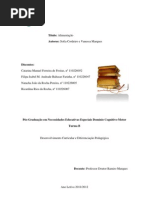 Análise crítica de uma planificação de ensino