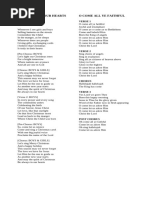 Christmas cantata lyrics