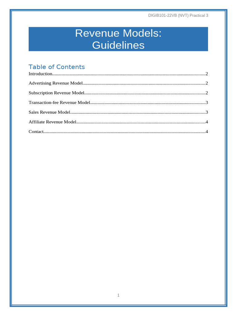 Mastering Affiliate Revenue Models | PDF | Subscription Business Model ...