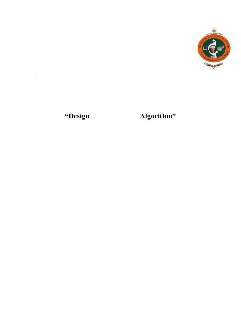 Ada Module: Algorithm Design Overview | PDF | Theoretical Computer ...