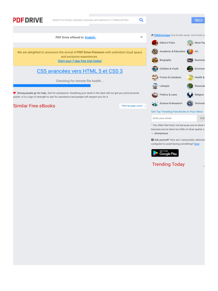 CSS Avancées Vers HTML 5 Et CSS 3 by Raphaël Goetter - PDF Drive | PDF ...