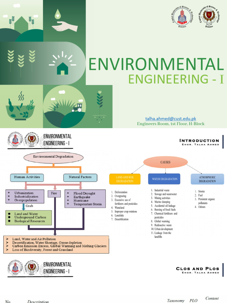 Environmental Engineering Overview | PDF | Environmental Engineering ...