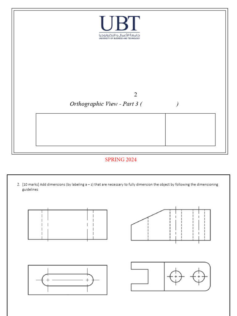 Engineering Graphics Dimensioning Guide | PDF